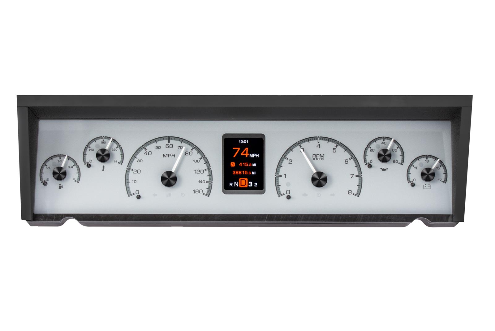 Dakota Digital HDX Direct-Fit Analog Gauge Systems HDX-77C-CAP-S
