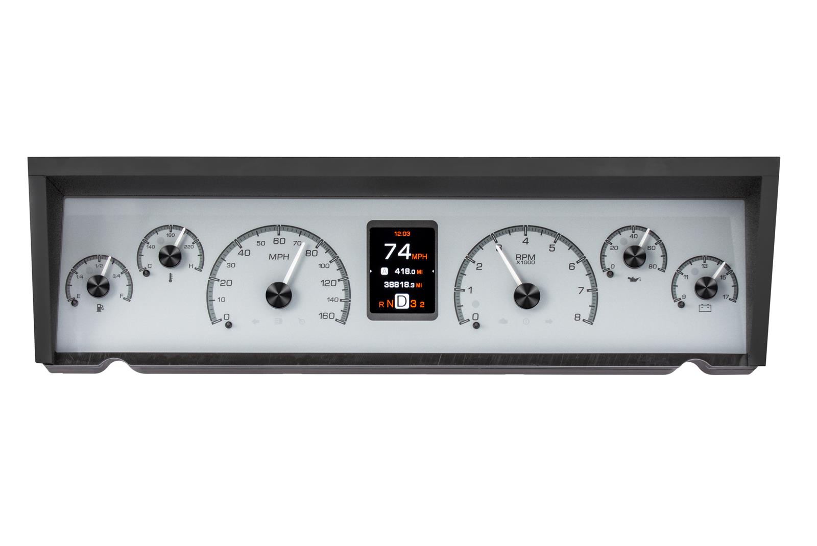 Dakota Digital HDX Direct-Fit Analog Gauge Systems HDX-77C-CAP-S
