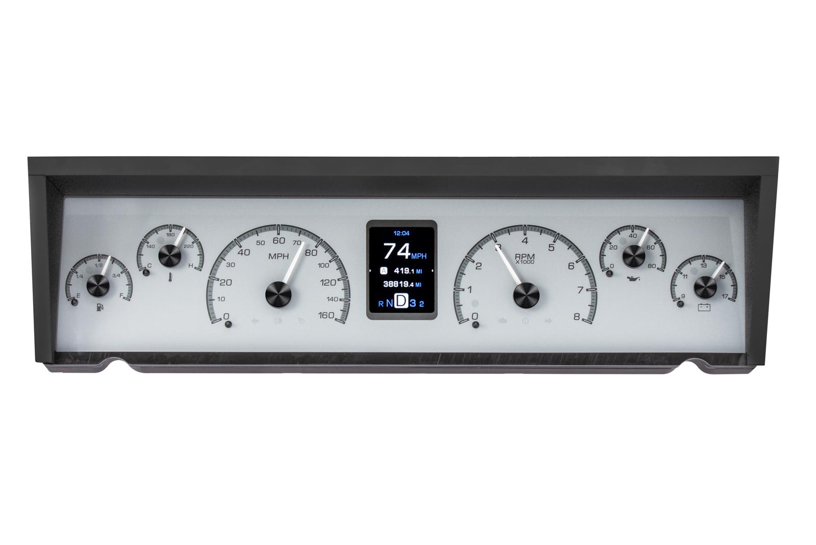 Dakota Digital HDX Direct-Fit Analog Gauge Systems HDX-77C-CAP-S