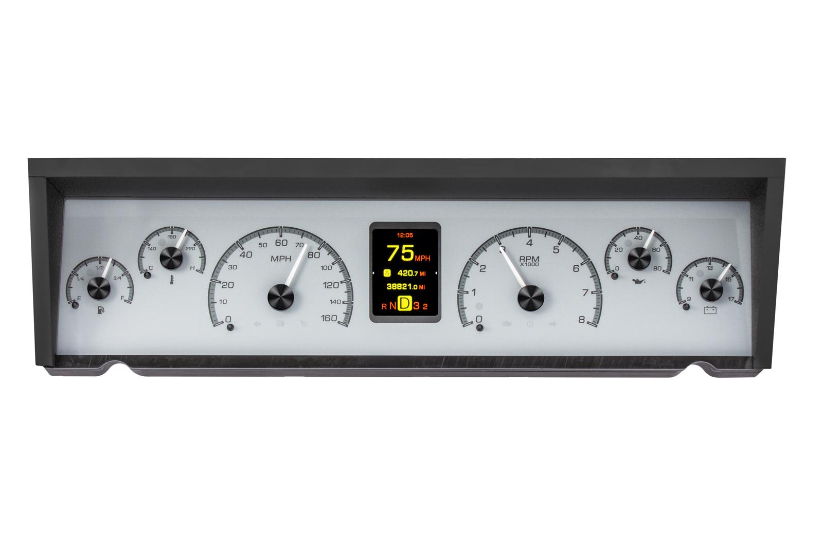 Dakota Digital HDX Direct-Fit Analog Gauge Systems HDX-77C-CAP-S