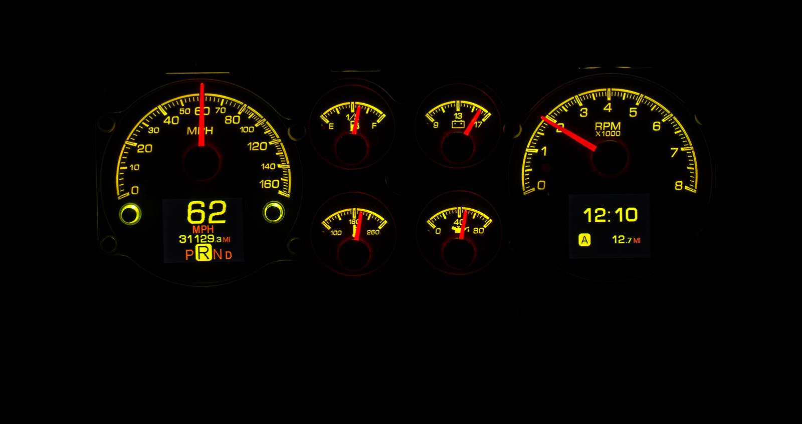 Dakota Digital HDX Direct-Fit Analog Gauge Systems HDX-78C-MC-S