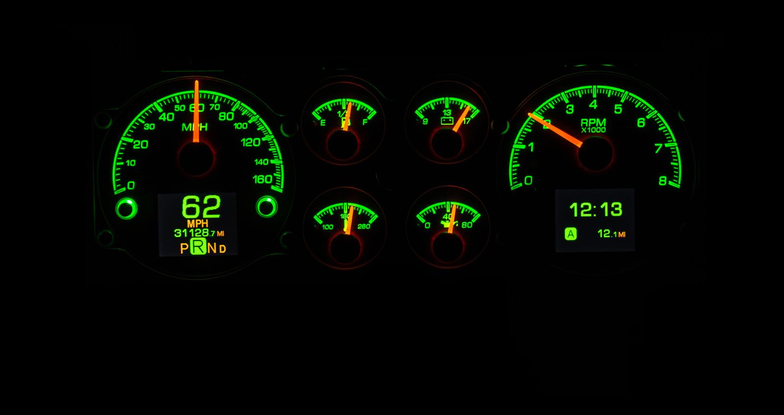 Dakota Digital HDX Direct-Fit Analog Gauge Systems HDX-78C-MC-K