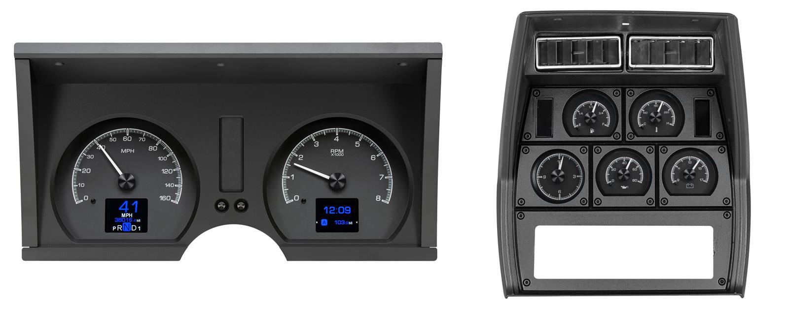 Dakota Digital HDX Direct-Fit Analog Gauge Systems HDX-78C-VET-K