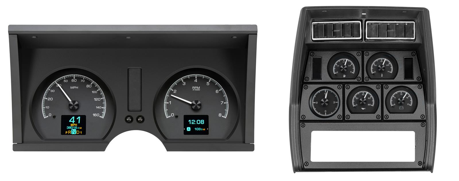 Dakota Digital HDX Direct-Fit Analog Gauge Systems HDX-78C-VET-K