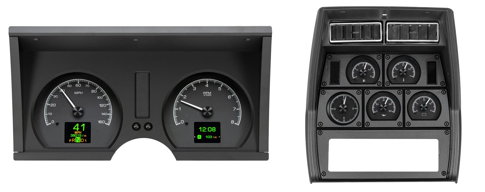 Dakota Digital HDX Direct-Fit Analog Gauge Systems HDX-78C-VET-K