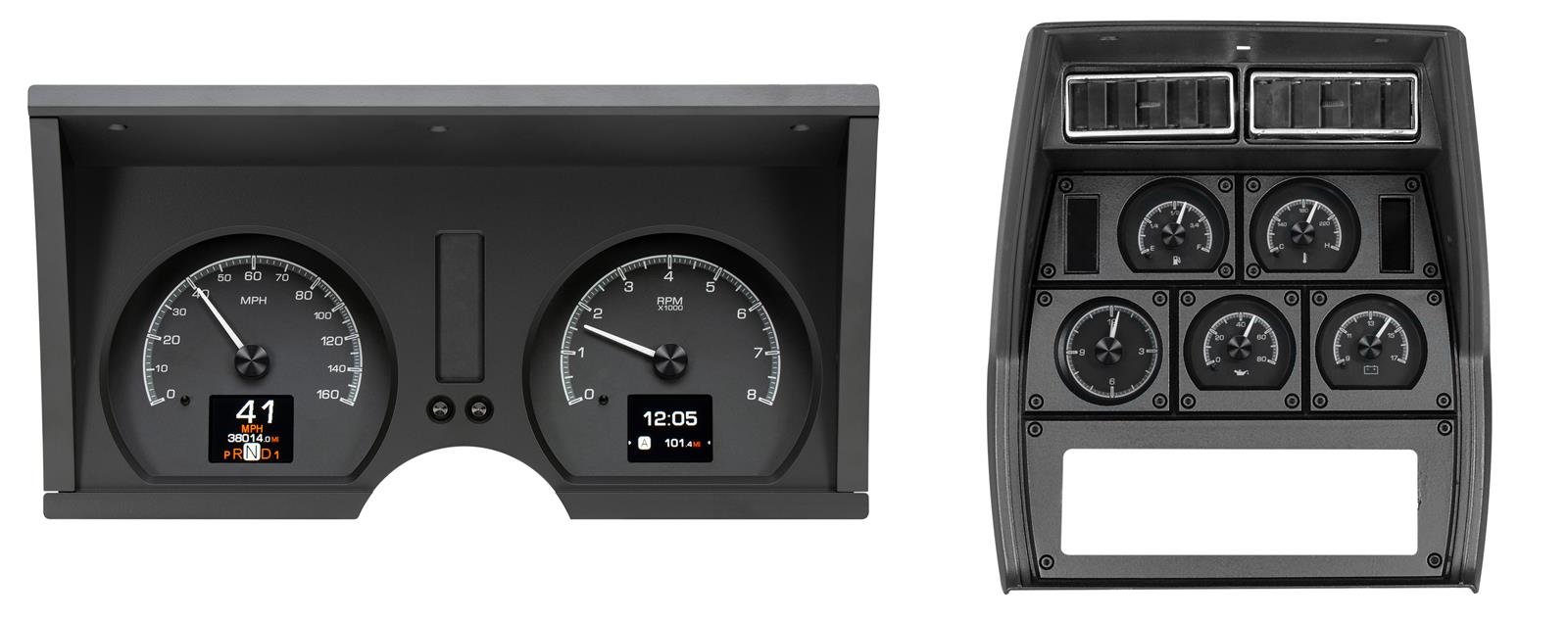 Dakota Digital HDX Direct-Fit Analog Gauge Systems HDX-78C-VET-K