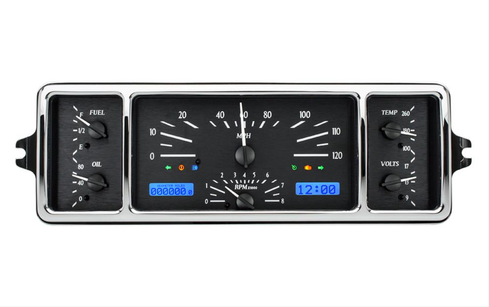 Dakota Digital VHX Series Direct-Fit Analog Gauge Systems MHX-39C-K-W