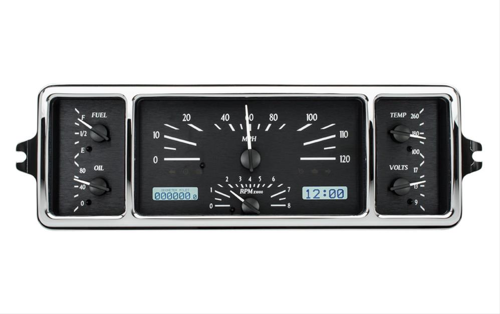 Dakota Digital VHX Series Direct-Fit Analog Gauge Systems MHX-39C-K-W