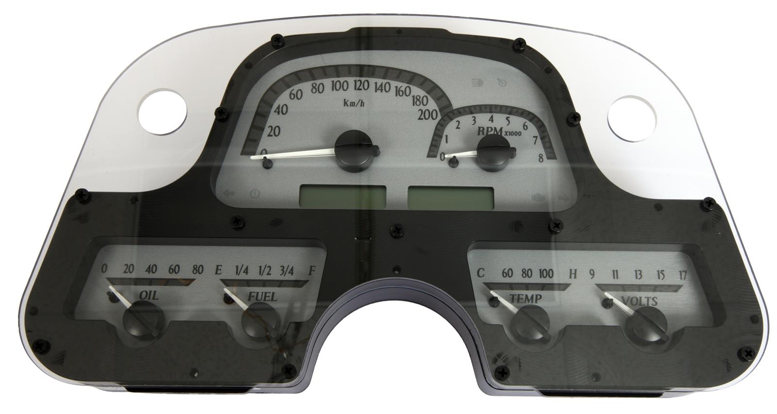 Dakota Digital VHX Series Direct-Fit Analog Gauge Systems MHX-62T-FJ-S-B