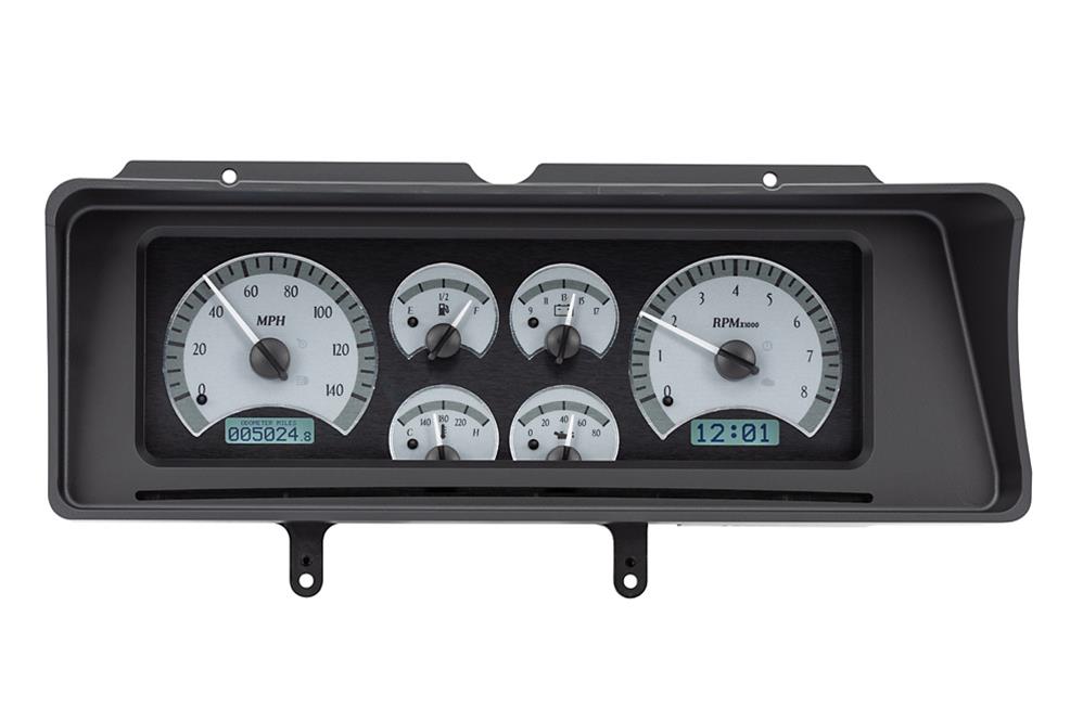 Dakota Digital VHX Series Direct-Fit Analog Gauge Systems VHX-78C-MAL-S-W