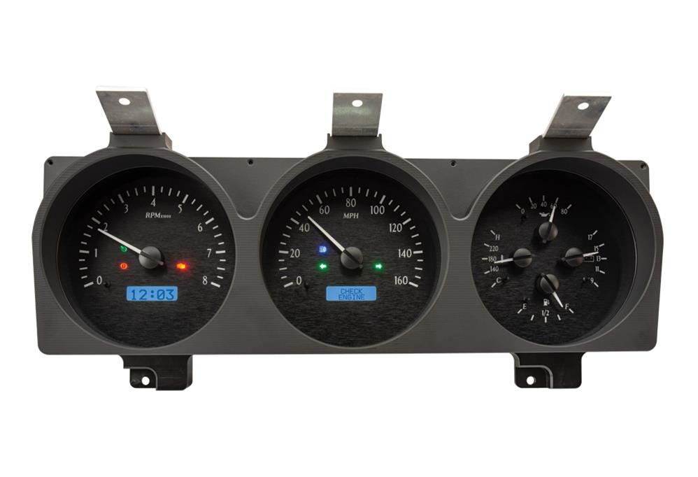 Dakota Digital VHX Series Direct-Fit Analog Gauge Systems MHX-81D-PU-K-B