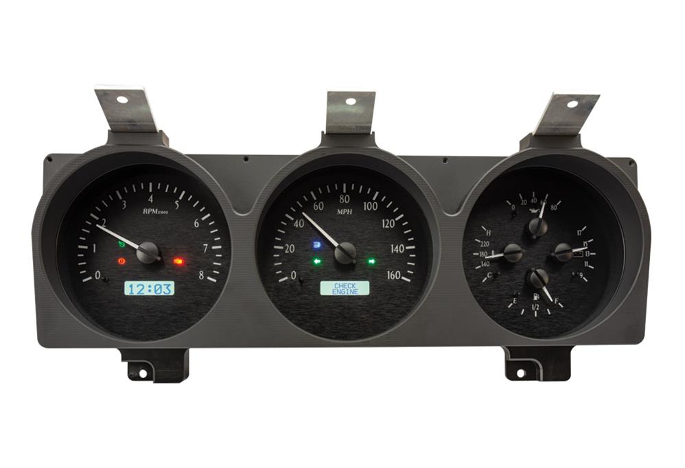 Dakota Digital VHX Series Direct-Fit Analog Gauge Systems MHX-81D-PU-K-W