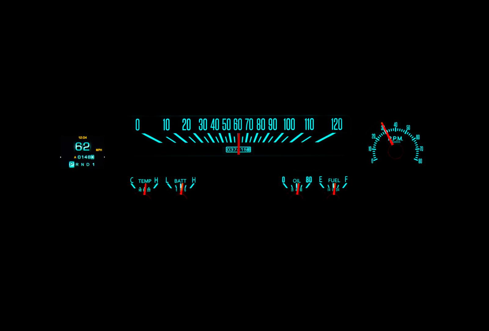 Dakota Digital RTX Direct-Fit Gauge Kits RTX-64C-PU-X