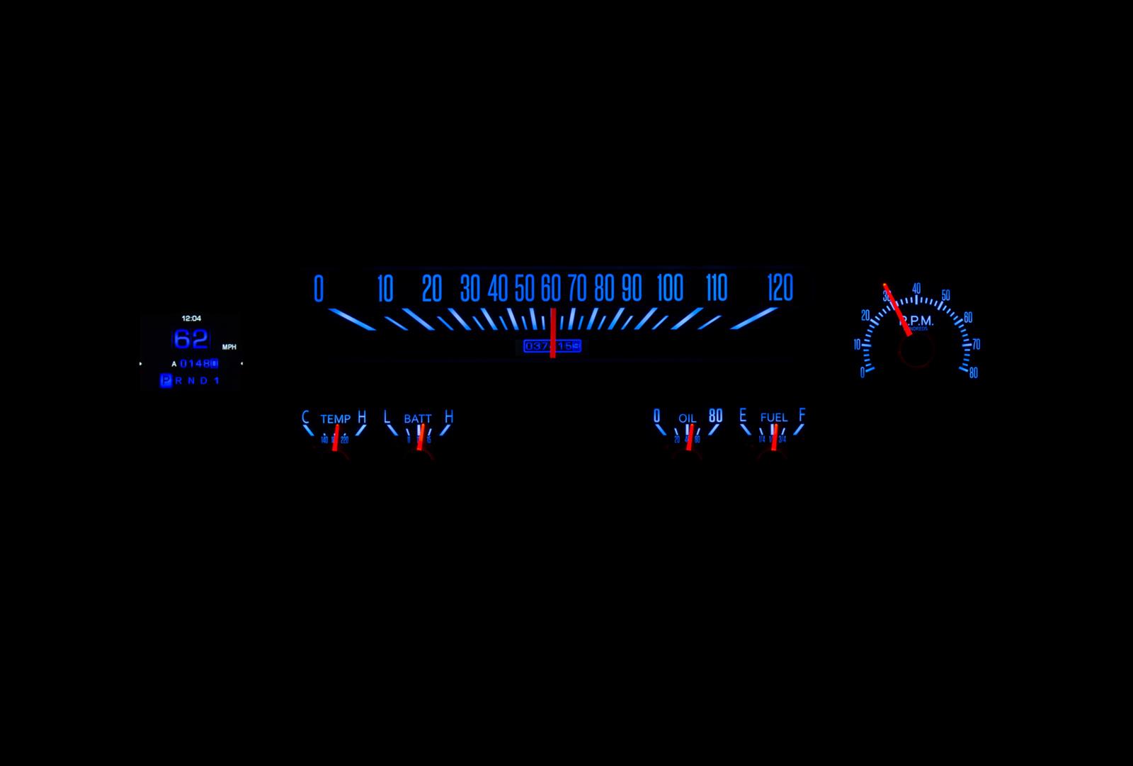 Dakota Digital RTX Direct-Fit Gauge Kits RTX-64C-PU-X