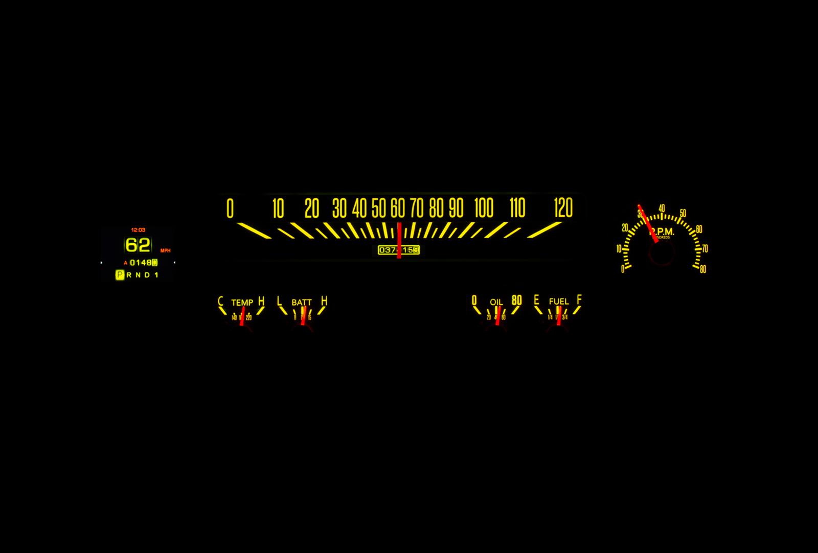 Dakota Digital RTX Direct-Fit Gauge Kits RTX-64C-PU-X