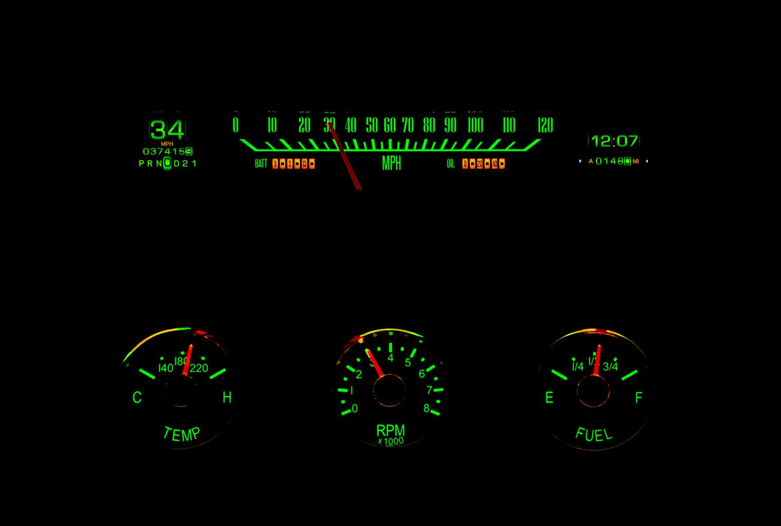 Dakota Digital RTX Direct-Fit Gauge Kits RTX-61C-IMP-X