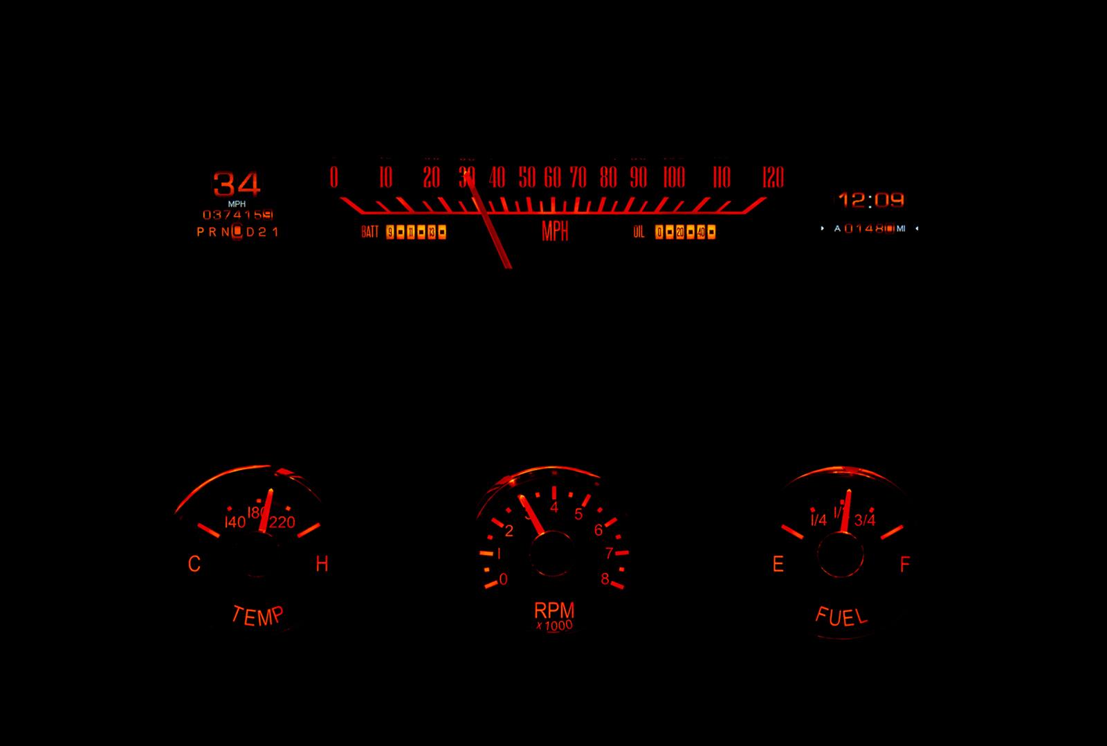 Dakota Digital RTX Direct-Fit Gauge Kits RTX-61C-IMP-X