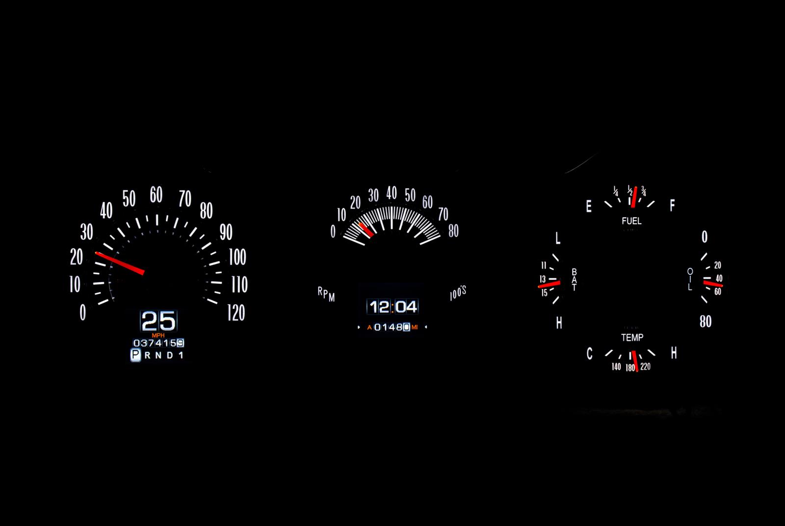 Dakota Digital RTX Direct-Fit Gauge Kits RTX-64C-CVL-X