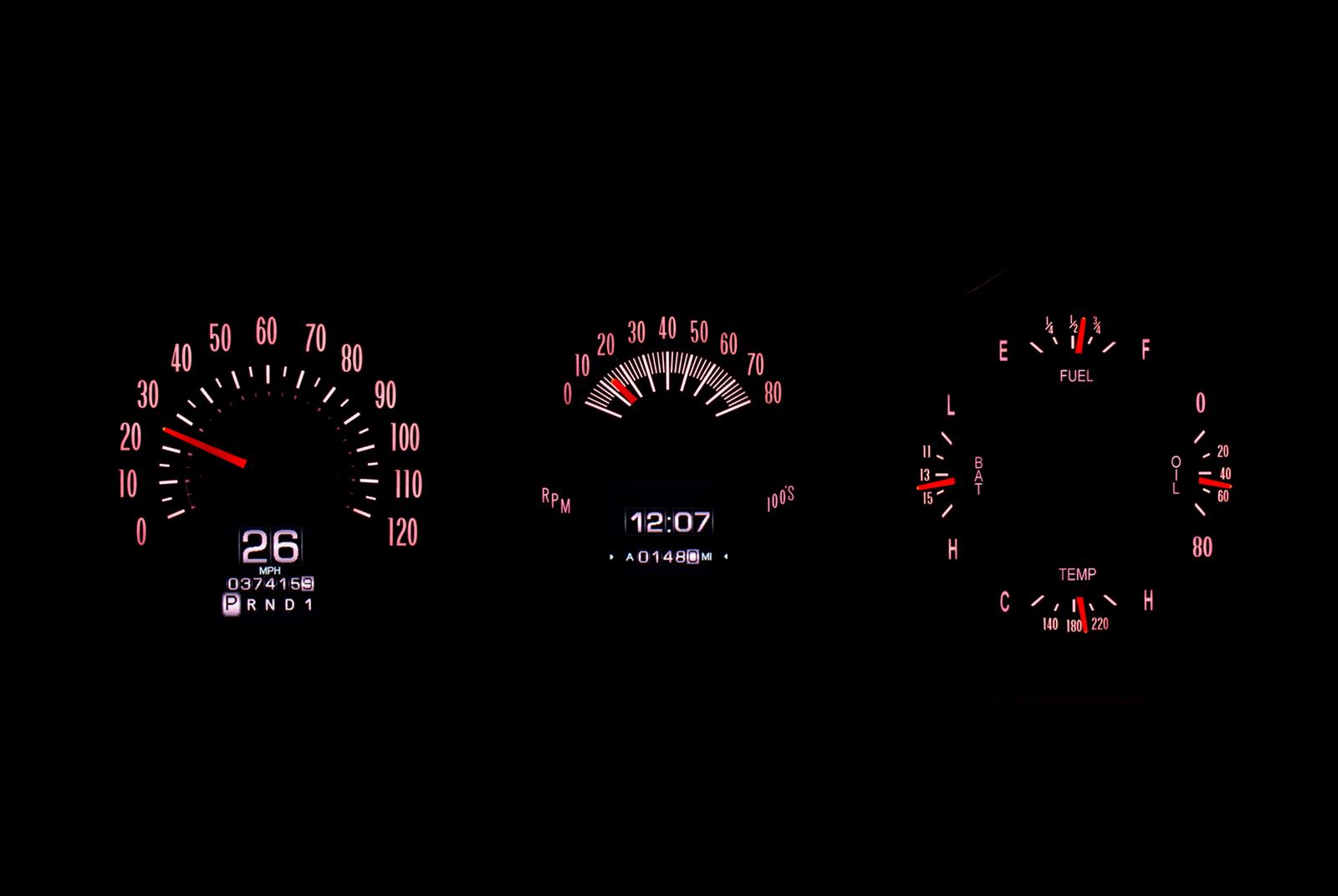 Dakota Digital RTX Direct-Fit Gauge Kits RTX-64C-CVL-X