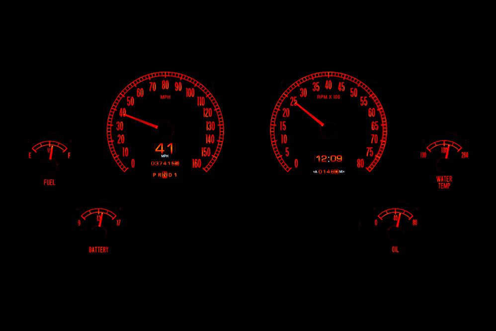 Dakota Digital RTX Direct-Fit Gauge Kits RTX-65C-VET-X