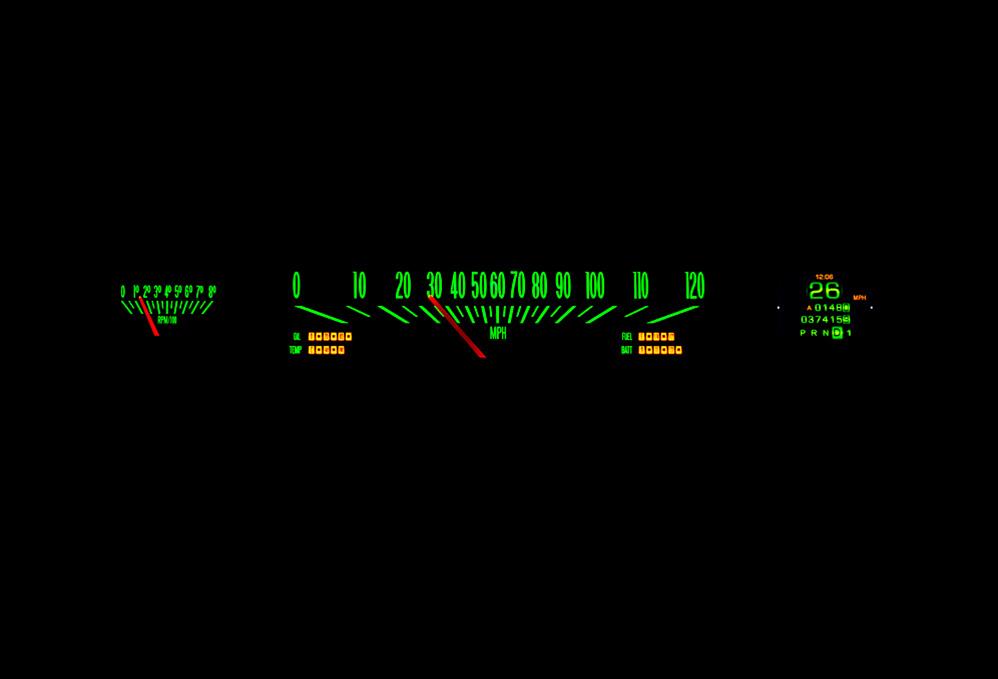 Dakota Digital RTX Direct-Fit Gauge Kits RTX-69C-NOV