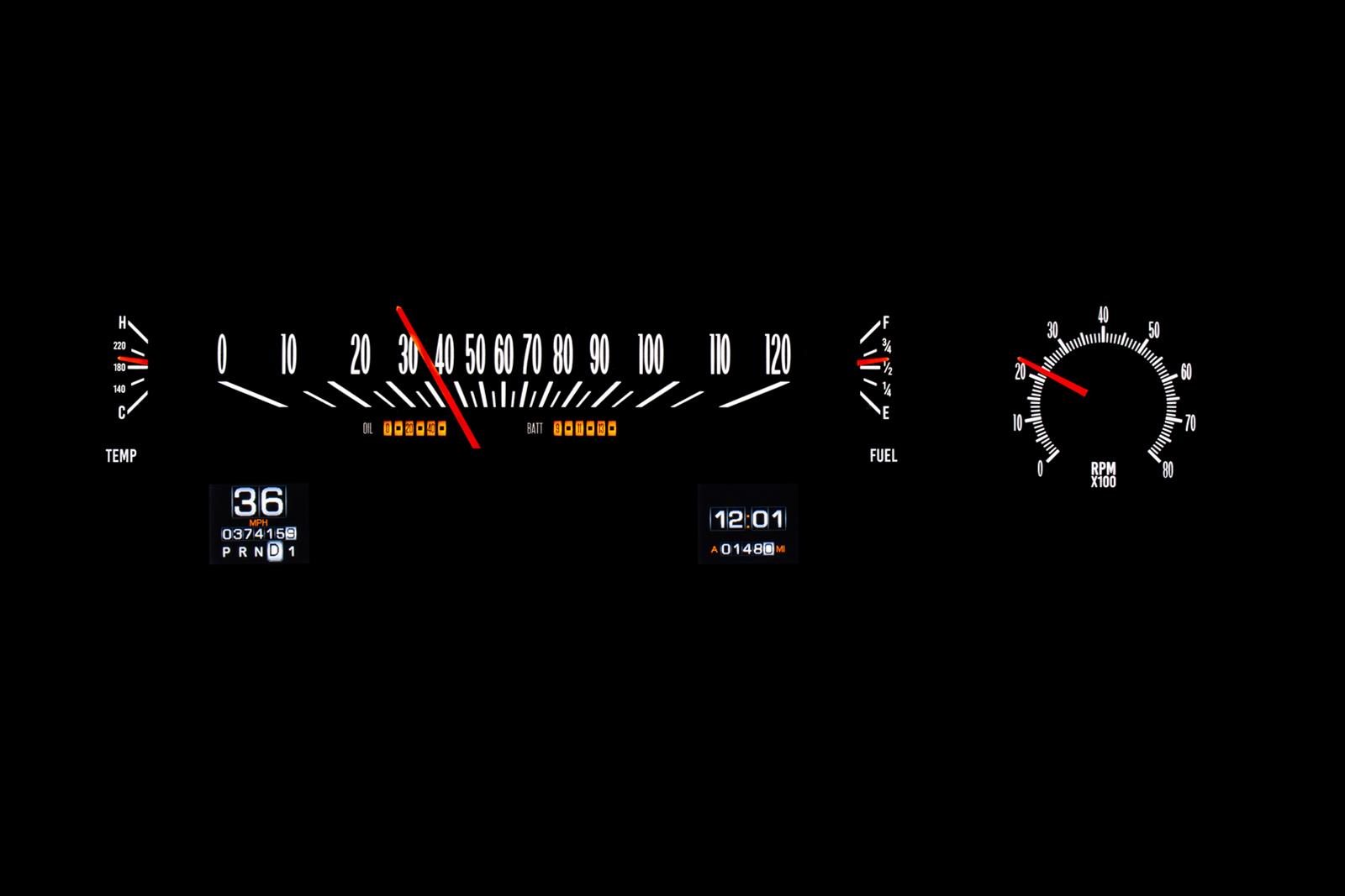 Dakota Digital RTX Direct-Fit Gauge Kits RTX-70C-MAL-X