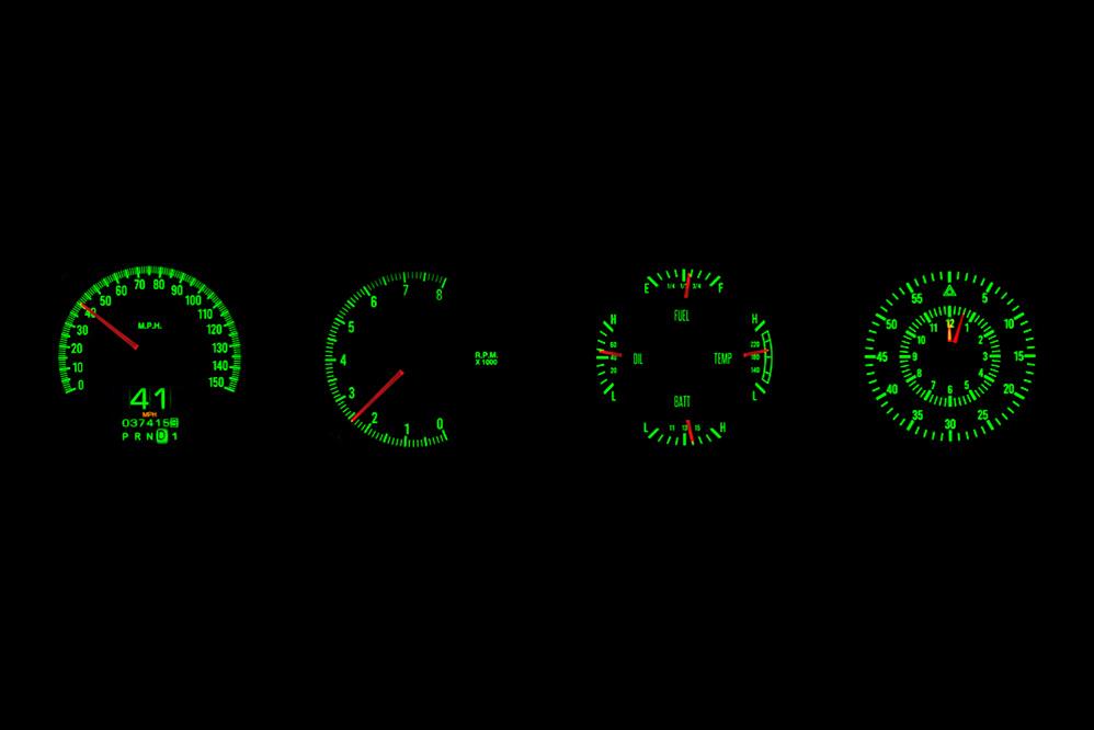 Dakota Digital RTX Direct-Fit Gauge Kits RTX-70D-CLG-X