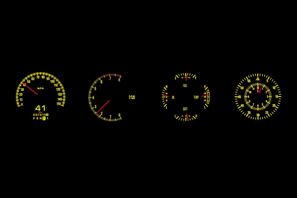 Dakota Digital RTX Direct-Fit Gauge Kits RTX-70D-CLG-X