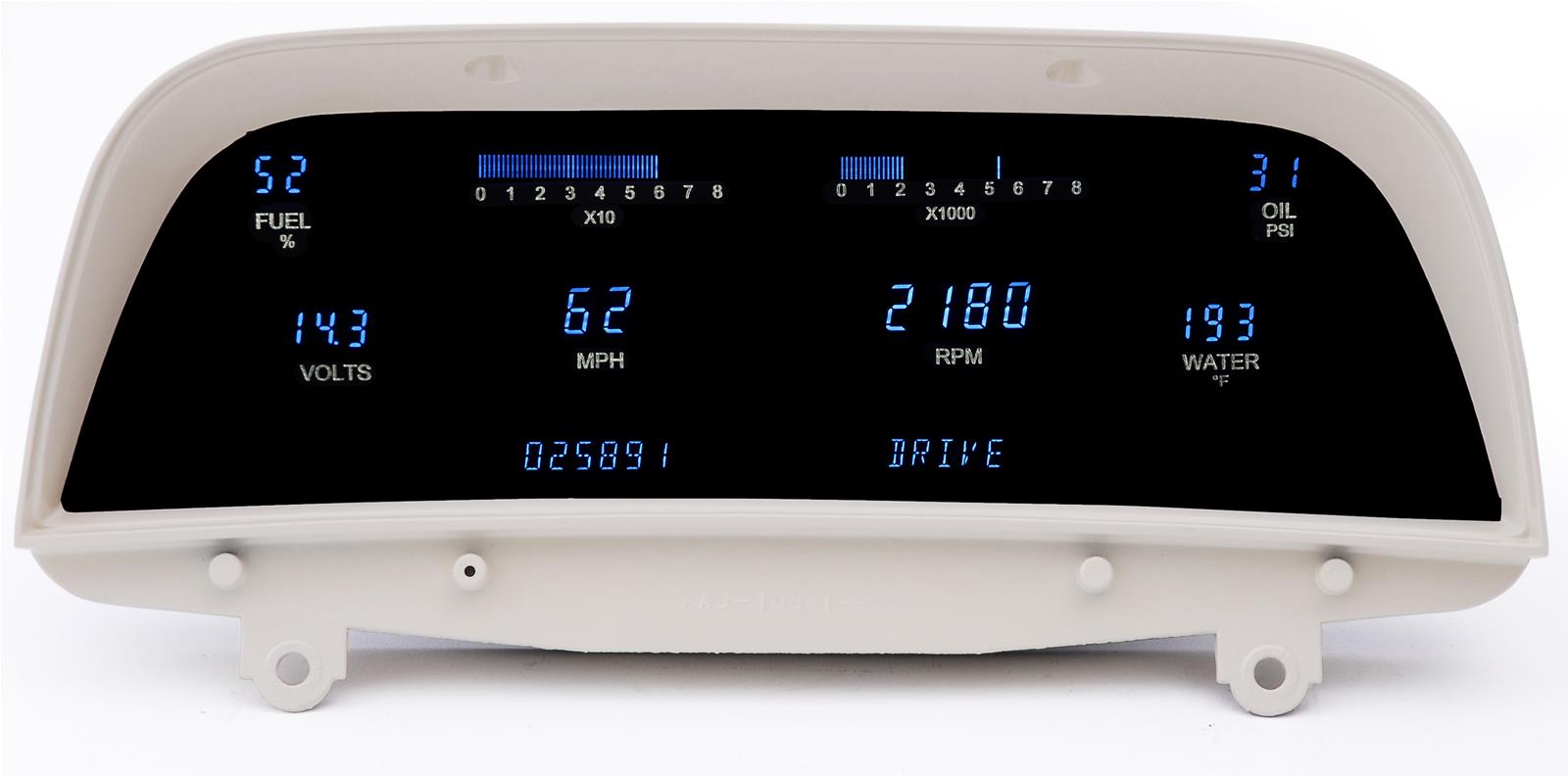 Dakota Digital VFD3 Digital Gauge Systems VFD3-54M-Z