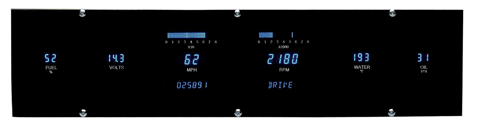 Dakota Digital Designer Series Gauge Kits VFD3-1001-L-Z