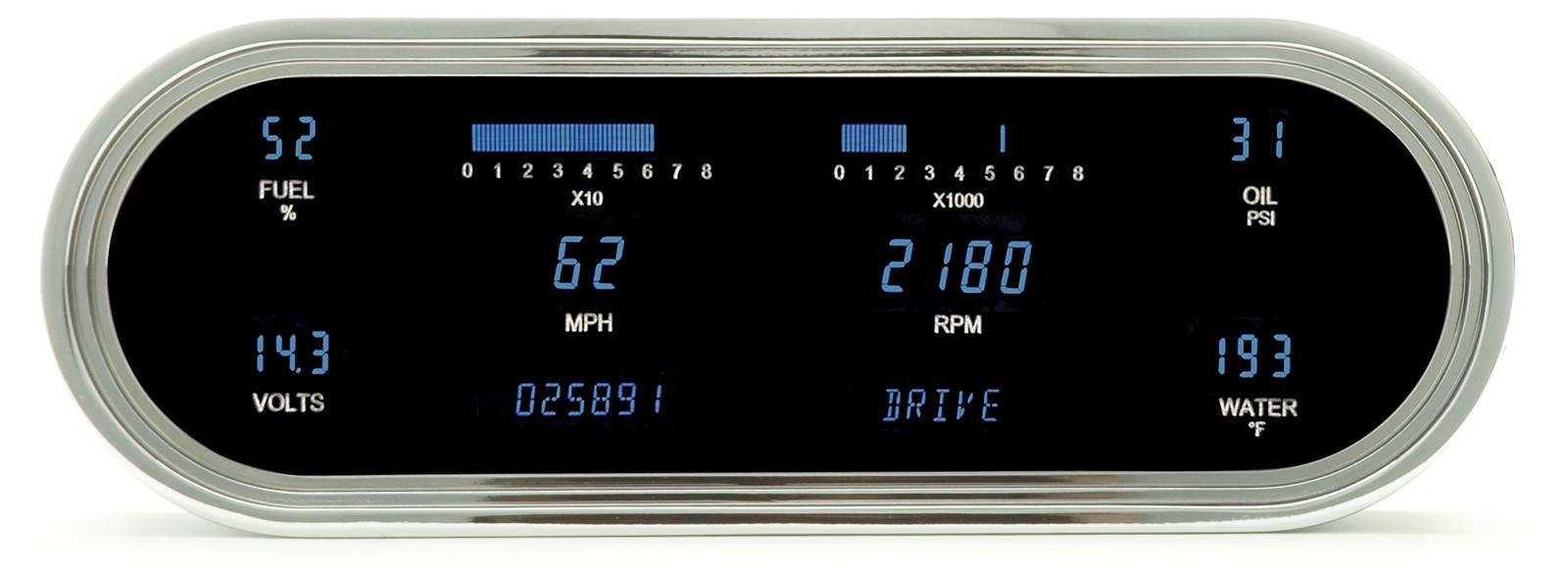 Dakota Digital Series III Instrument Systems VFD3-1008-T