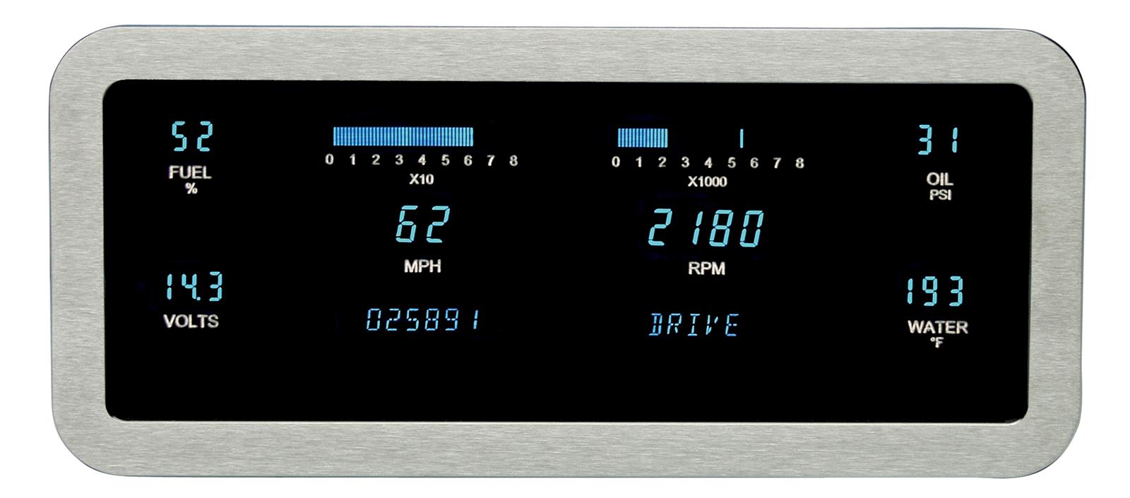 Dakota Digital Designer Series Gauge Kits VFD3-1010-Z