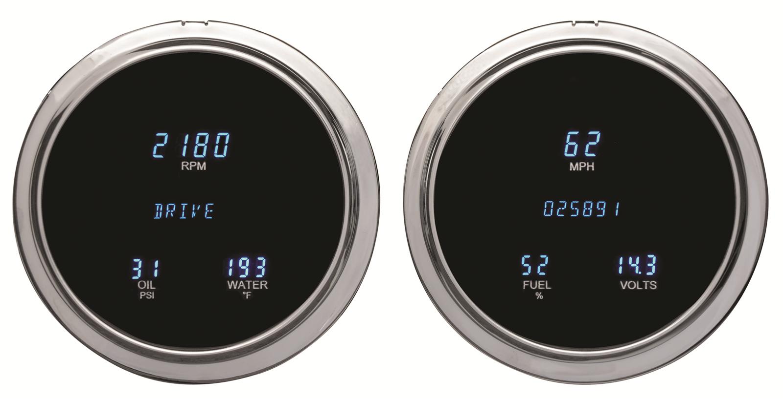 Dakota Digital Direct-Fit Gauge Kits VFD3-47C-PU-Z