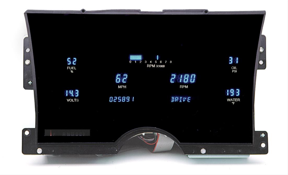 Dakota Digital Direct-Fit Gauges VFD3-88C-PU-U-Z