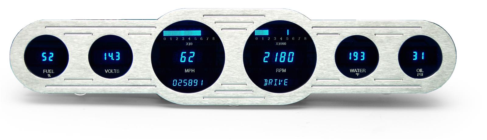 Dakota Digital Universal Street Rod Panels VFD3-CNTR-6-Z