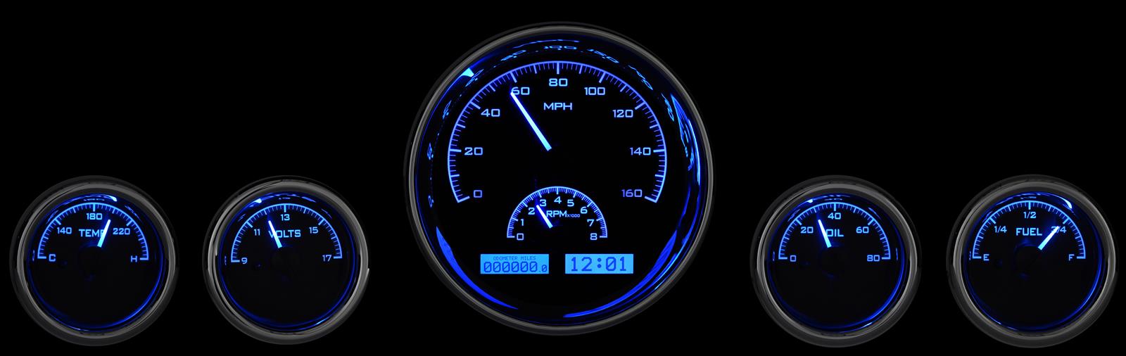 Dakota Digital Gauges VHX-1015-K-B