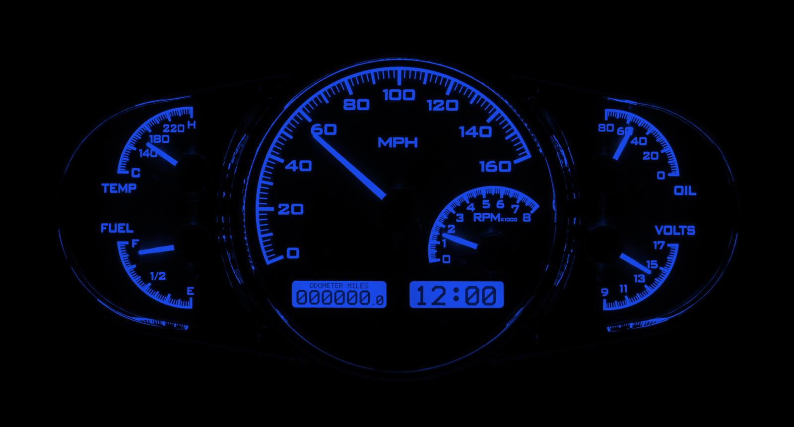 Dakota Digital Gauges VHX-1016-K-B