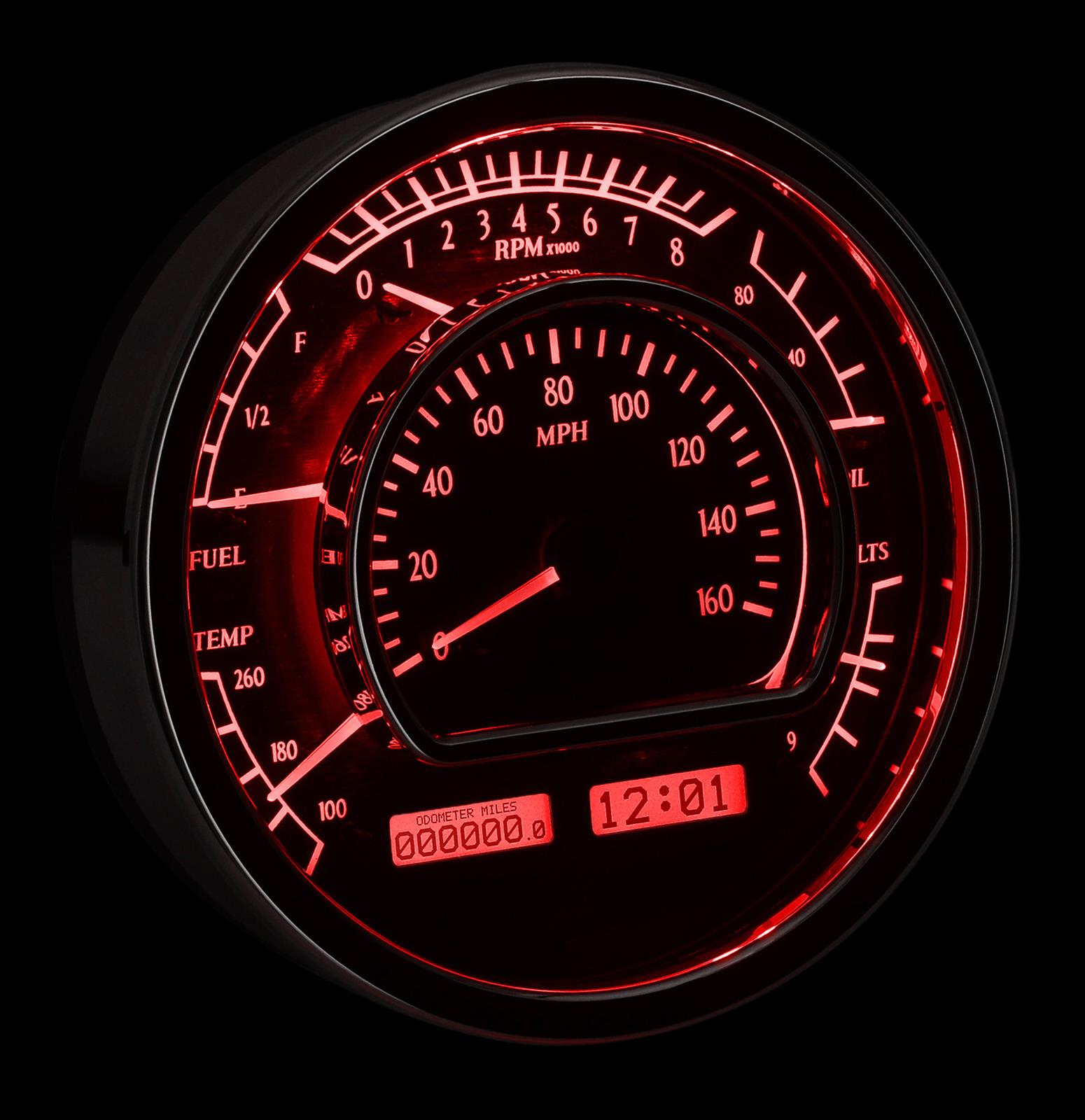 Dakota Digital VHX Series Multi-Level Round Analog Gauge Kits VHX-1021-K-R