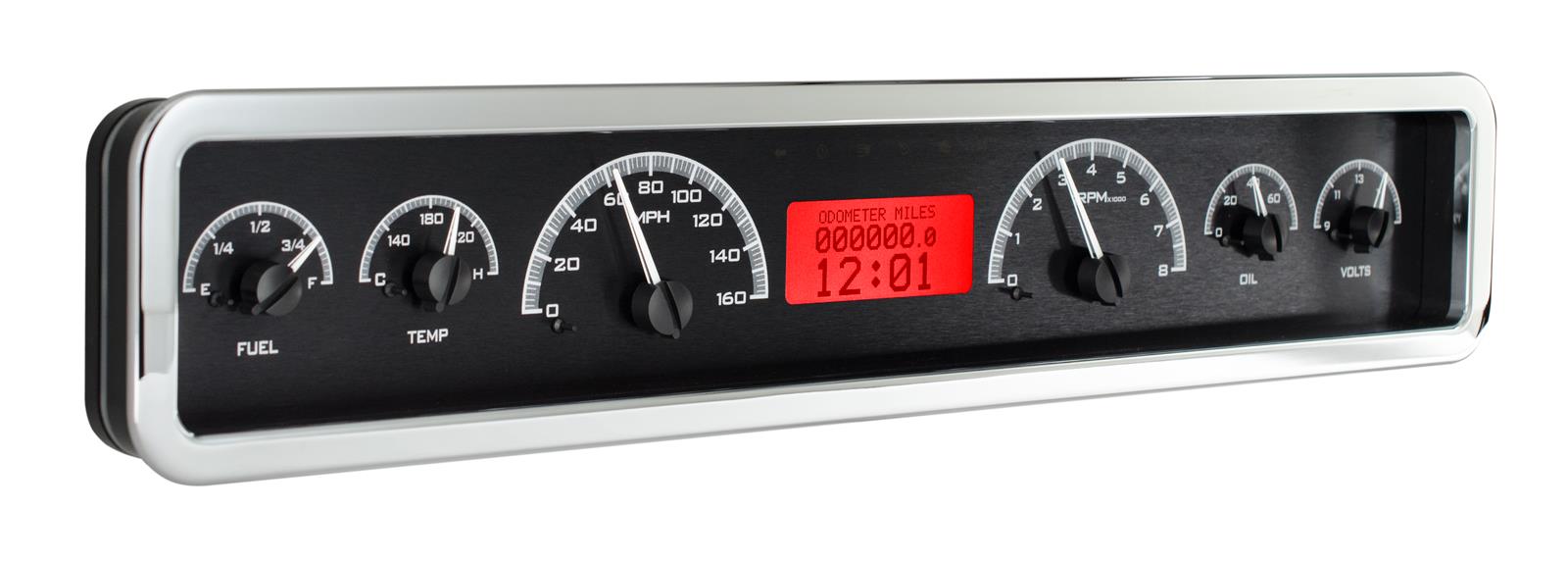 Dakota Digital VHX Series Universal Rectangle Analog Gauge Kits VHX-1023-K-R