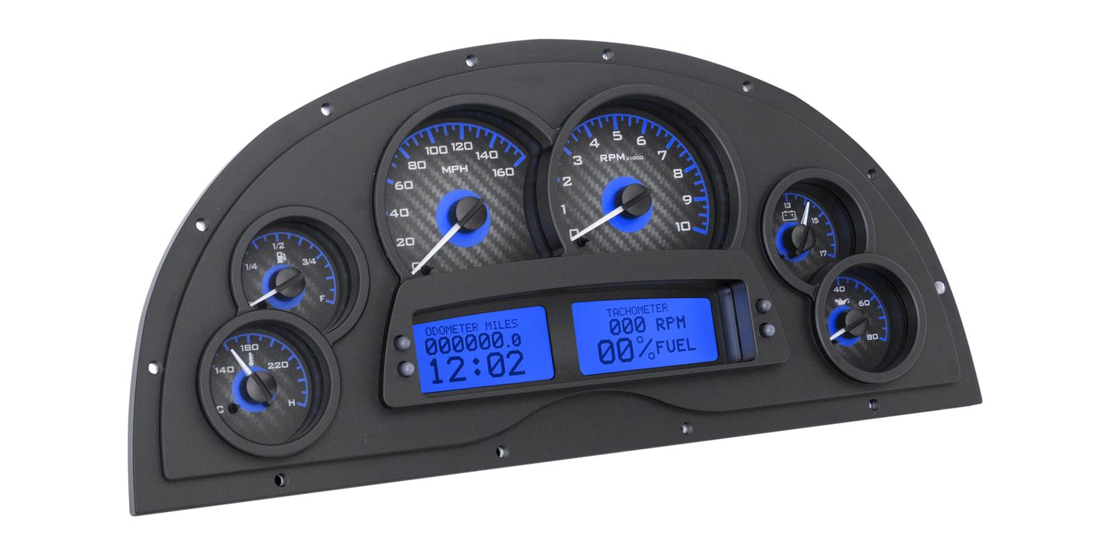 Dakota Digital VHX Series Direct-Fit Analog Gauge Systems VHX-1200-C-B