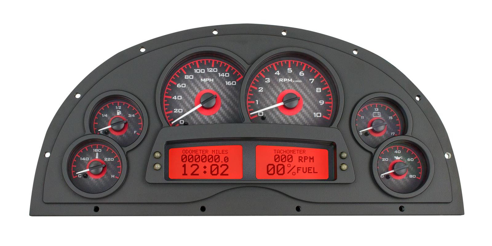 Dakota Digital VHX Series Direct-Fit Analog Gauge Systems VHX-1200-C-R