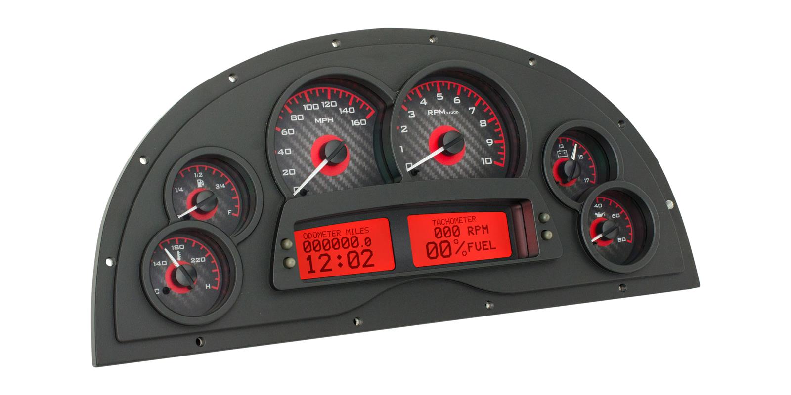 Dakota Digital VHX Series Direct-Fit Analog Gauge Systems VHX-1200-C-R