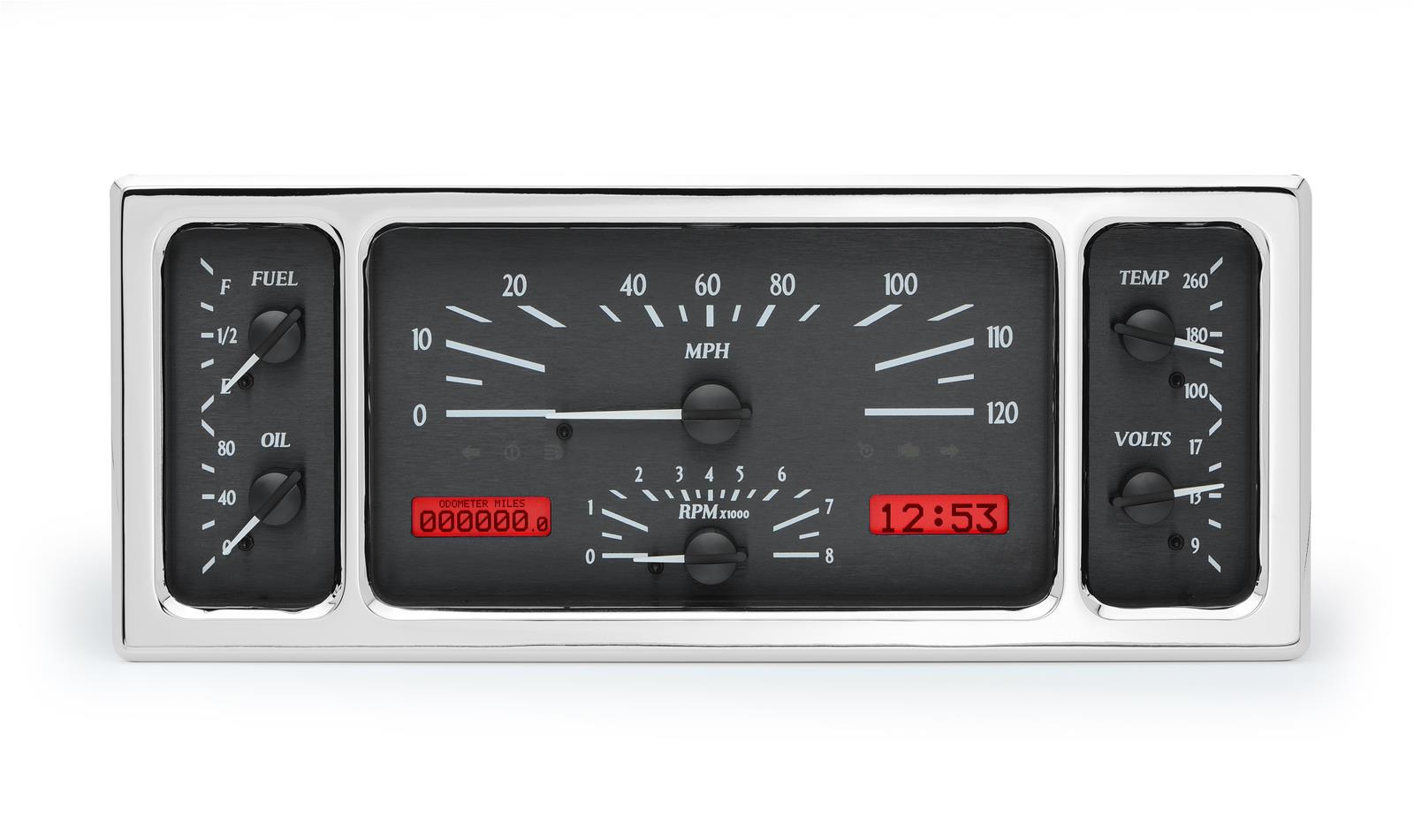 Dakota Digital VHX Series Direct-Fit Analog Gauge Systems VHX-35F-K-R