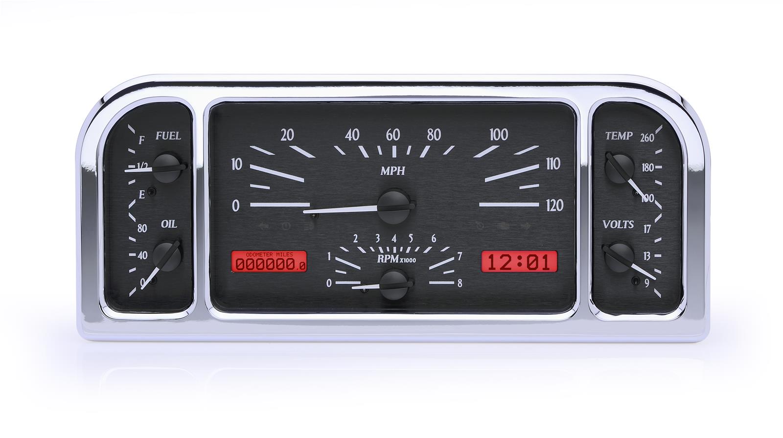 Dakota Digital VHX Series Direct-Fit Analog Gauge Systems VHX-37F-K-R