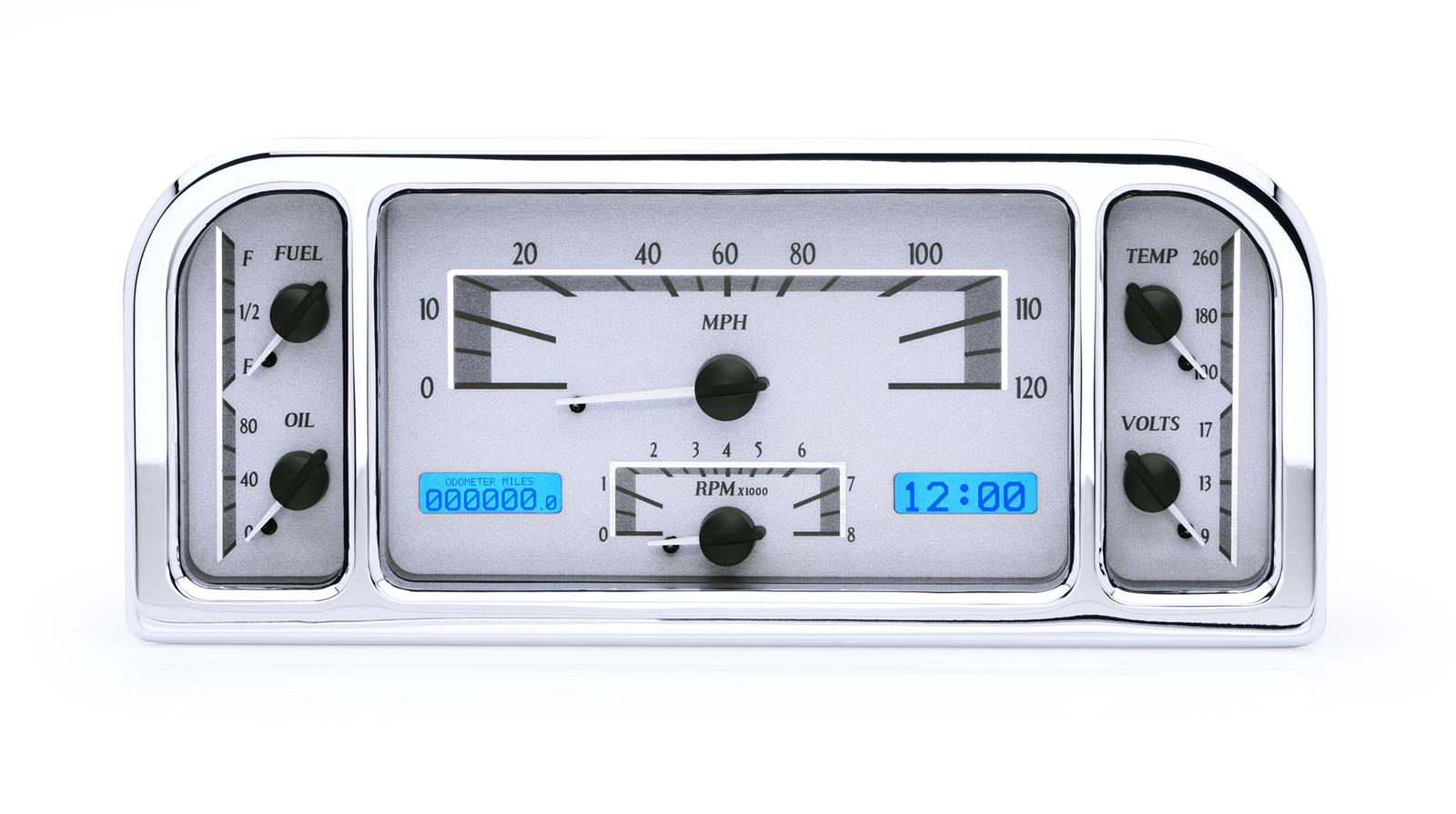 Dakota Digital VHX Series Direct-Fit Analog Gauge Systems VHX-37F-S-B