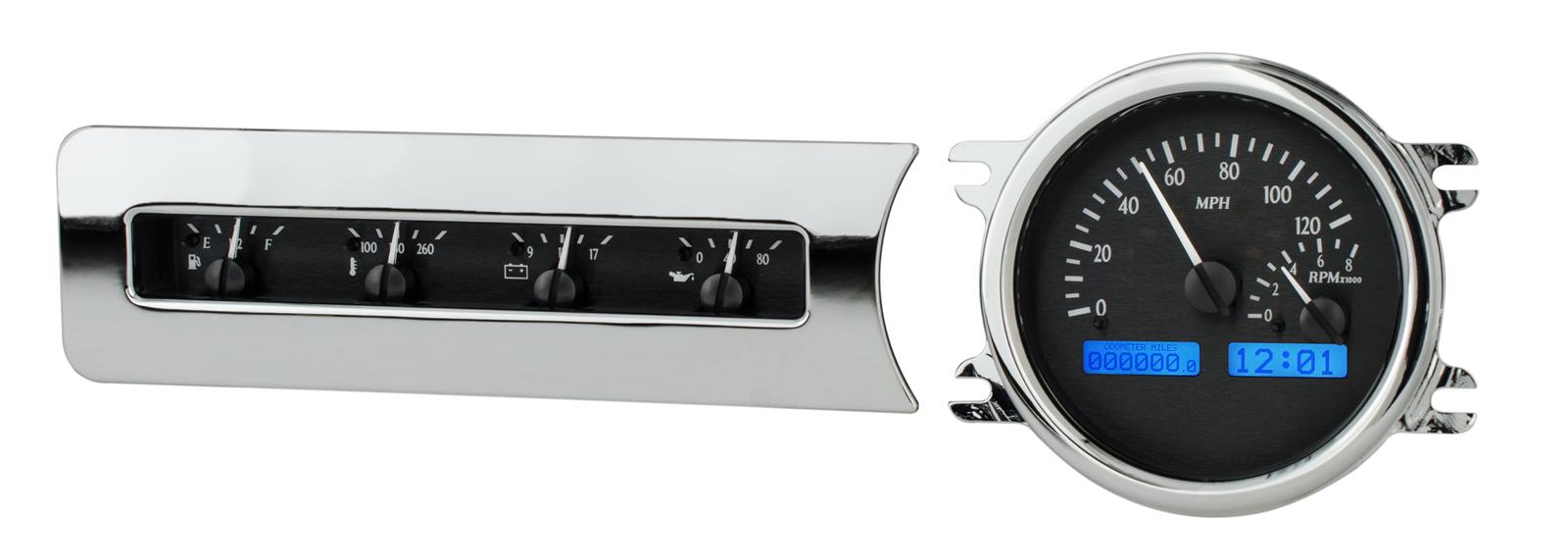 Dakota Digital VHX Series Direct-Fit Analog Gauge Systems VHX-41C-K-B