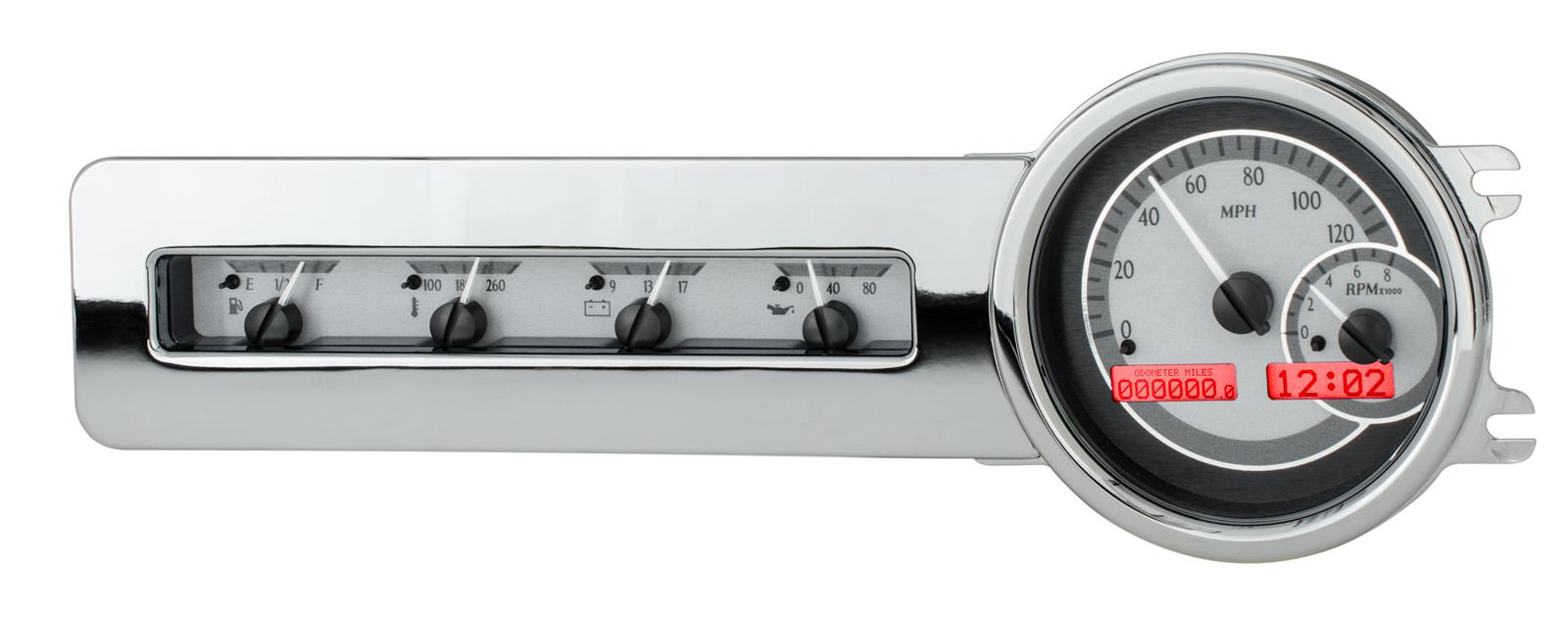 Dakota Digital VHX Series Direct-Fit Analog Gauge Systems VHX-41C-S-R