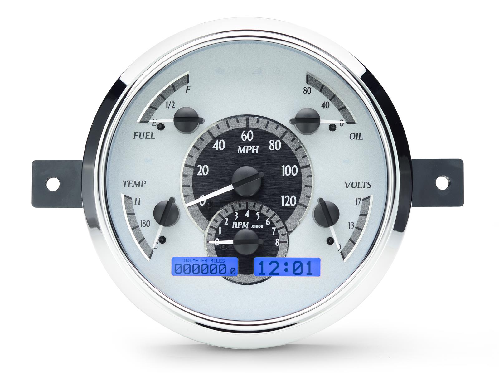 Dakota Digital VHX Series Direct-Fit Analog Gauge Systems VHX-49F-S-B