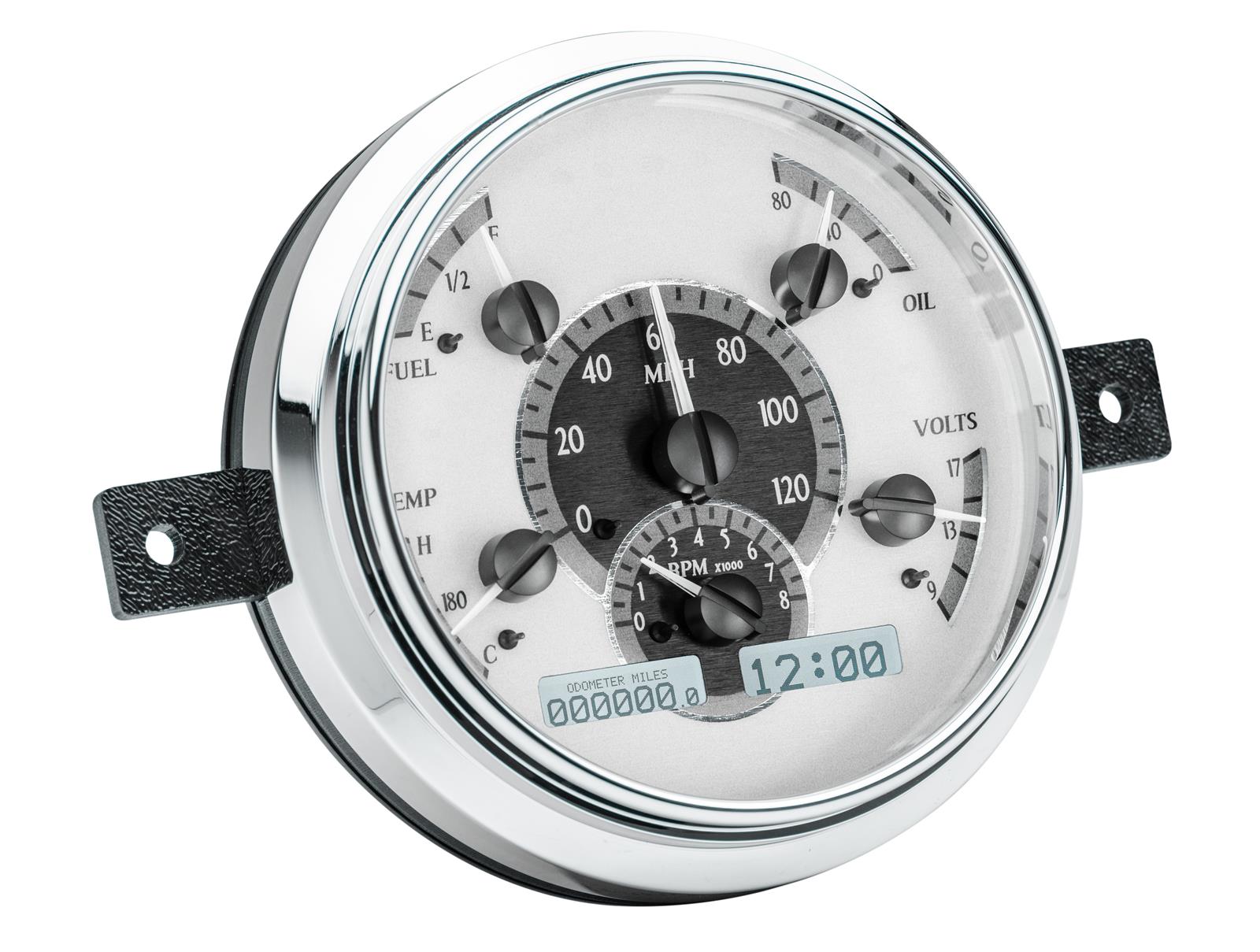 Dakota Digital VHX Series Direct-Fit Analog Gauge Systems VHX-49F-S-W