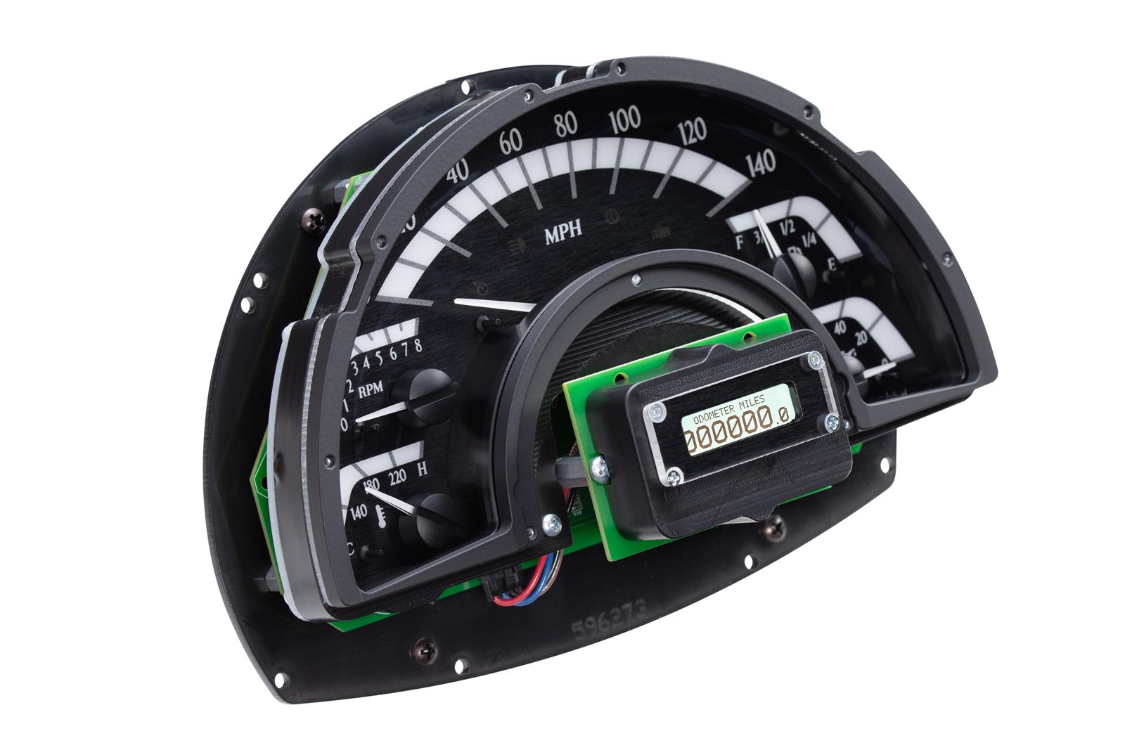 Dakota Digital VHX Series Direct-Fit Analog Gauge Systems VHX-49O-K-W